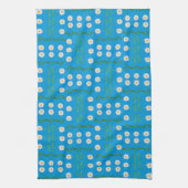 Chic Kitchen Towel: dagen op Blauwgroen Theedoek (Verticaal)