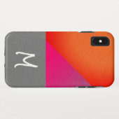Chic-kleurenblok Case-Mate iPhone Case (Achterkant (horizontaal))