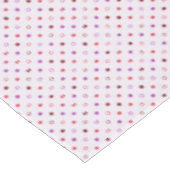 Chic-kleurig koraal-paars-pokkenpatroon tafelkleed (Gekanteld)