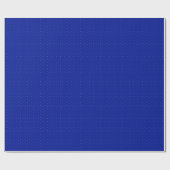 Chic kobalt blauw en wit minuscule poladots patroo cadeaupapier (Vlak)