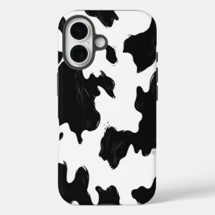 Chic Koe Print Telefoonhoes iPhone 16 Hoesje