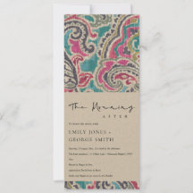 CHIC KRAFT BOHO IKAT TRIBAL PATTERN MORGEN NA