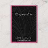 Chic kroonluchter Visitekaartjes (Achterkant)