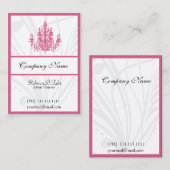 Chic kroonluchter Visitekaartjes (Voorkant / Achterkant)