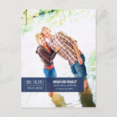 Chic Label Save The Date Briefkaart - Navy Blue (Voorkant)