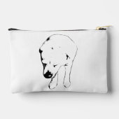 Chic Labrador Lines, Winter Pools Etui (Achterkant)