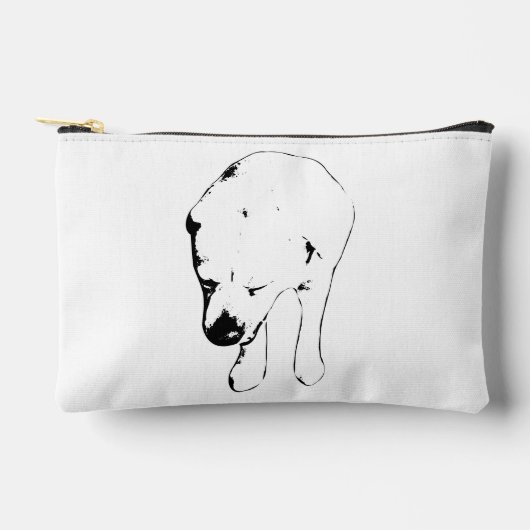 Chic Labrador Lines, Winter Pools Etui (Voorkant)