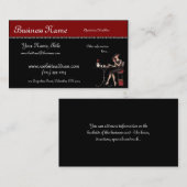 Chic Lady op het Visitekaartje van de Cafe (Voorkant / Achterkant)