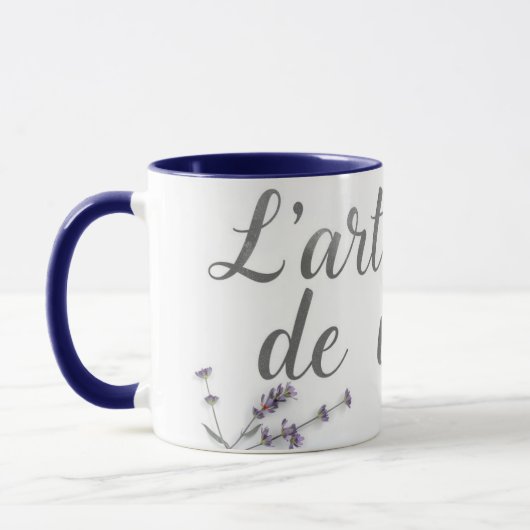 Chic L'Art de Vivre French Quote Home Decor Mok (Links)