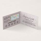 Chic Lashes Modern Beauty Makeup Artist Loyalty Visitekaartje (Binnen)