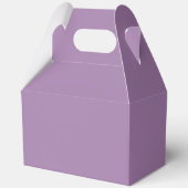 Chic Lavendel lila repetitie Dinner Wedding Bedankdoosjes (Achterkant)