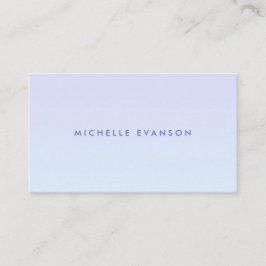 Chic Lavender Blue Gradient Patroon Visitekaartje