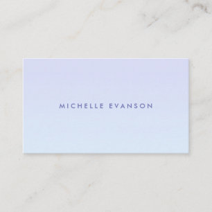 Chic Lavender Blue Gradient Patroon Visitekaartje
