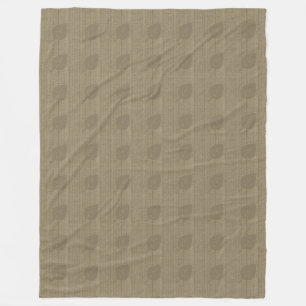 Chic Leaf Pattern Herfst Beige Bruine Deken