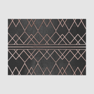 Chic & legant Faux Roos Gold geometrische driehoek Tissuepapier