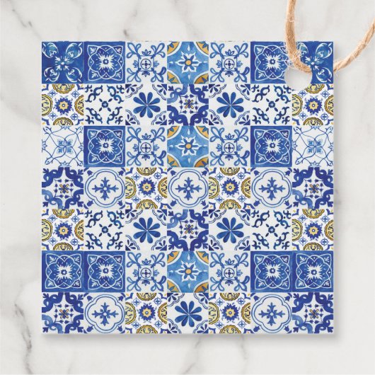 Chic Lemon Floral Greenery Vrijgezellenfeest Dank Bedankjes Labels (Achterkant)