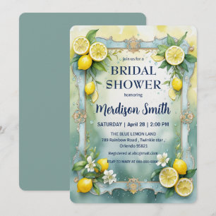 Chic Lemon Mediterranean Summer Vrijgezellenfeest Save The Date