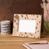 Chic Leopard Animal Print Gegraveerde Lijstjes (Links)