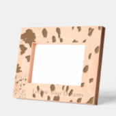 Chic Leopard Animal Print Gegraveerde Lijstjes (Links)