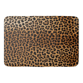 Chic Leopard Print Bath Mat Glamoratti 