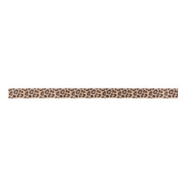 Chic Leopard Print Elegant Animal Satijnen Lint