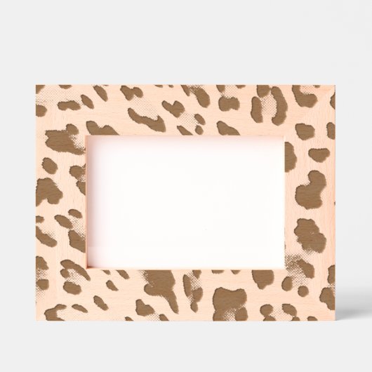 Chic Leopard Print Gegraveerde Lijstjes (Voorkant)