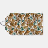 Chic Leopard Print Gift Labels – Stijlvol en trend Cadeaulabel (Achterkant Horizontaal)