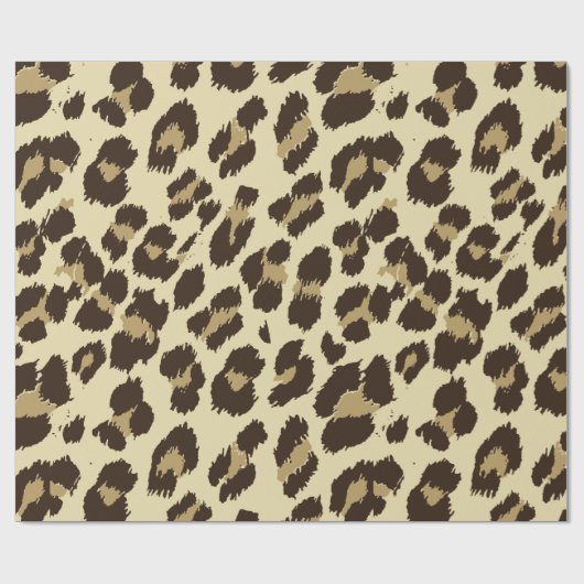 Chic Leopard print inpakpapier (Vlak)