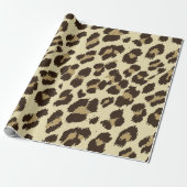Chic Leopard print inpakpapier (Uitgerold)