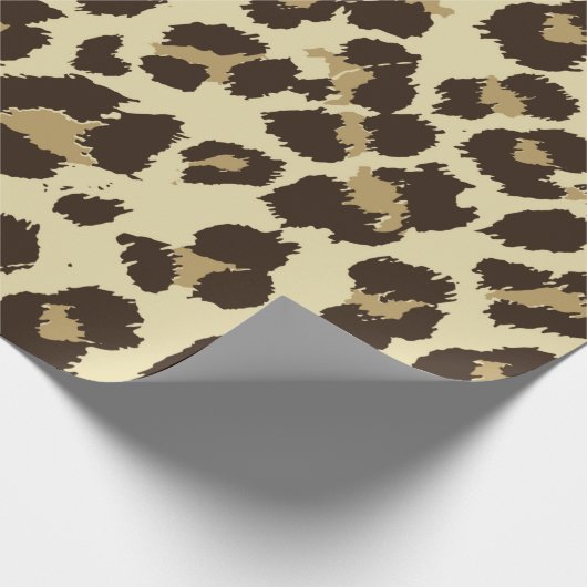 Chic Leopard print inpakpapier (Hoek)