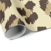 Chic Leopard print inpakpapier (Rol Hoek)