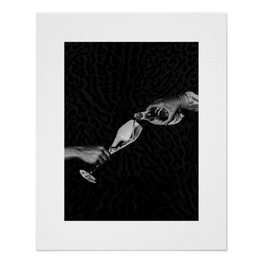 Chic Leopard Print Poster (Voorkant)