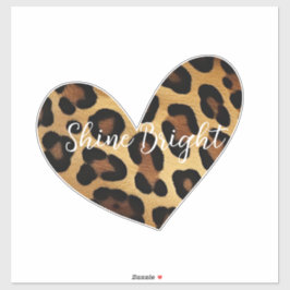 Chic Leopard Print Sticker