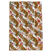 Chic Leopard Print – vet en stijlvol Medium Cadeauzakje (Achterkant)