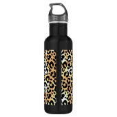 Chic Leopard Print Waterfles (Achterkant)