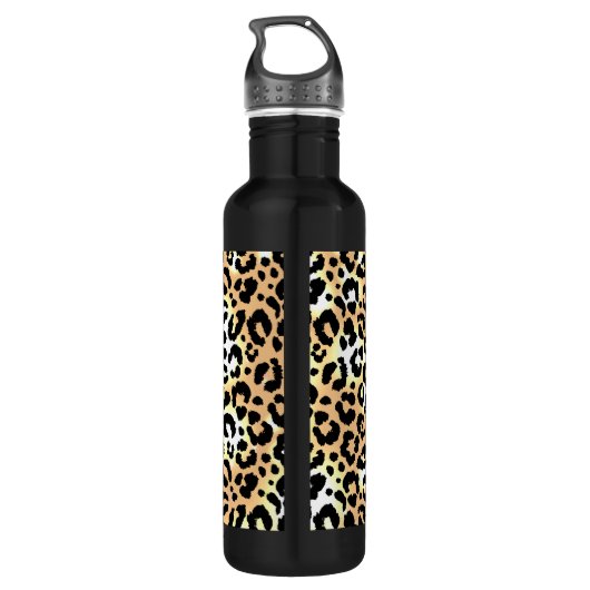 Chic Leopard Print Waterfles (Achterkant)