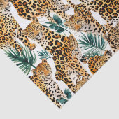 Chic Leopard Print Wrapping Paper – vet en stijlvo Tissuepapier (Detail)