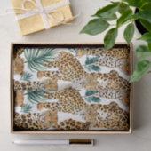 Chic Leopard Print Wrapping Paper – vet en stijlvo Tissuepapier (Geschenk)