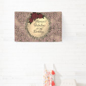 Chic Leopard Roos Fabulous 40th Birthday Spandoek (Insitu)