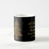 Chic Leopard Tree Holiday Mug Koffiemok (Center)
