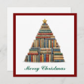  Chic Leuke Kleurrijke Boeken Liefhebber Feestdagenkaart (Voorkant / Achterkant)