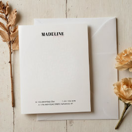 Chic Licht Roze Girly Business Notitieblok