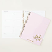 Chic Licht Roze Vrouwelijke Planner (Display)