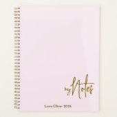 Chic Licht Roze Vrouwelijke Planner (Voorkant)