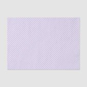 Chic Light Lavender Violet White Stripes Pattern Tissuepapier (Voorkant)