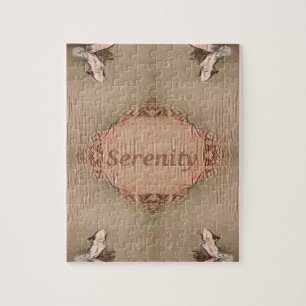Chic Light Tan Peach Modern Serenity Legpuzzel