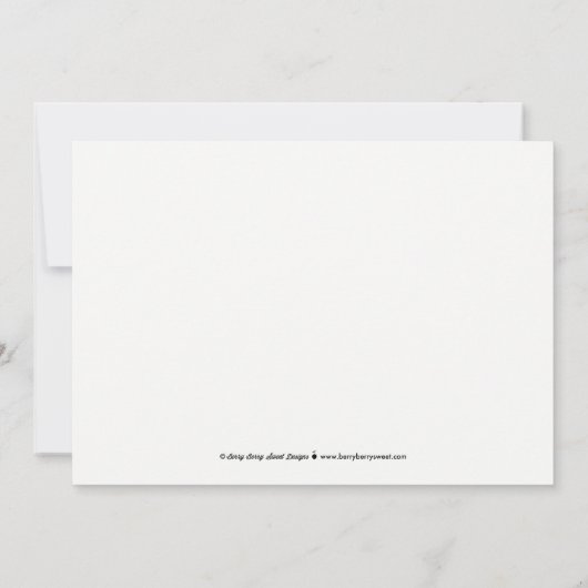 Chic-lijnen opslaan Datum Kaart (Achterkant)