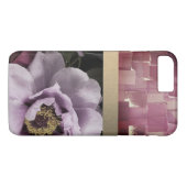 Chic lila Roos Art Phone Case (Achterkant (Horizontaal))