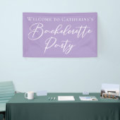 Chic Lilac Purple Bachelorette Party Custom Spandoek (Beurs)