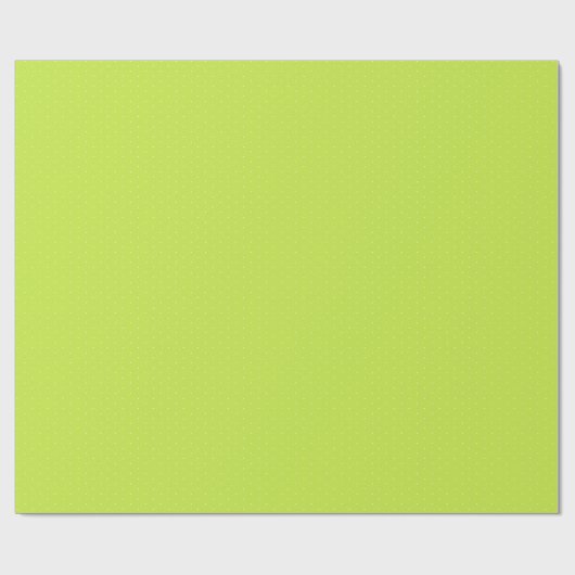 Chic lime green white mink polka punts patroon sch cadeaupapier (Vlak)